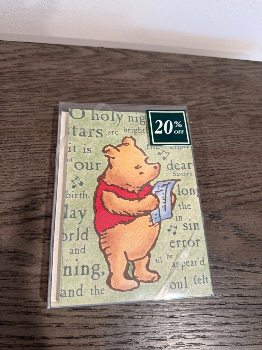 Pooh Time For A Little Caroling 17 Cards 17 Envelopes Michel & Co. - Open Box